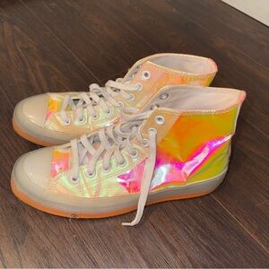 Converse Iridescent High-Top Sneakers